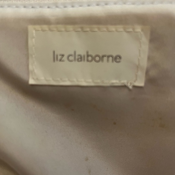 Liz Claiborne Crossbody Black and Silver Purse/Handbag USED. - Picture 9 of 10